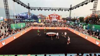 燃情开赛！第五届青岛时尚体育节国际台克球在金沙滩啤酒城如期而至