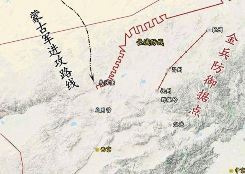 野狐岭战役：铁木真灭亡金经典之战，10万人大破50万人马