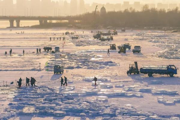 第二十五届哈尔滨冰雪大世界全面展开