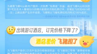 暑期出游退改太贵？飞猪宣布客票免费退、酒店保价等六大硬核保障