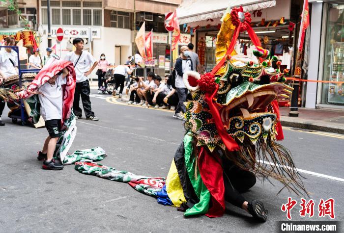 香港鸭脷洲举行洪圣传统文化节庆祝活动