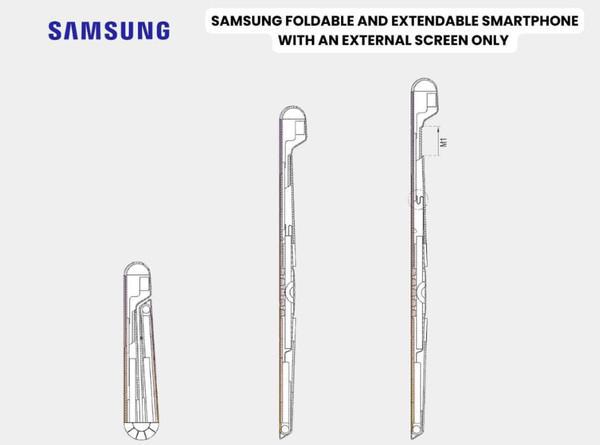 三星下一代小折叠屏手机专利曝光