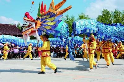 高淳桠溪：纪念花墙门战斗胜利80周年，民俗“云龙灯”时隔41年再上演