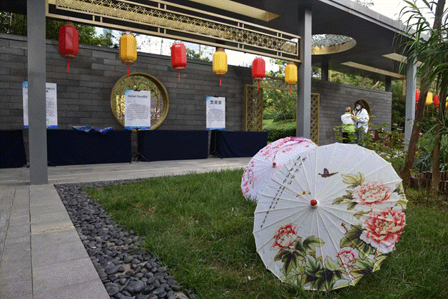 八里庄社区举办企业联盟启动仪式暨中秋市集活动