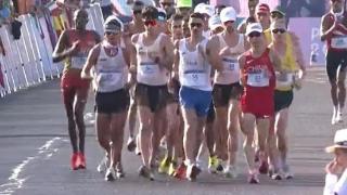 男子20公里竞走：张俊第10名完赛，厄瓜多尔名将夺田径首金