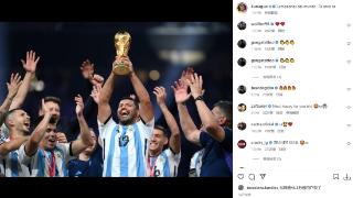 阿圭罗：世界杯冠军我爱你阿根廷