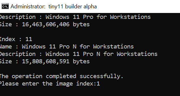 tiny11builder打造极致精简版win11