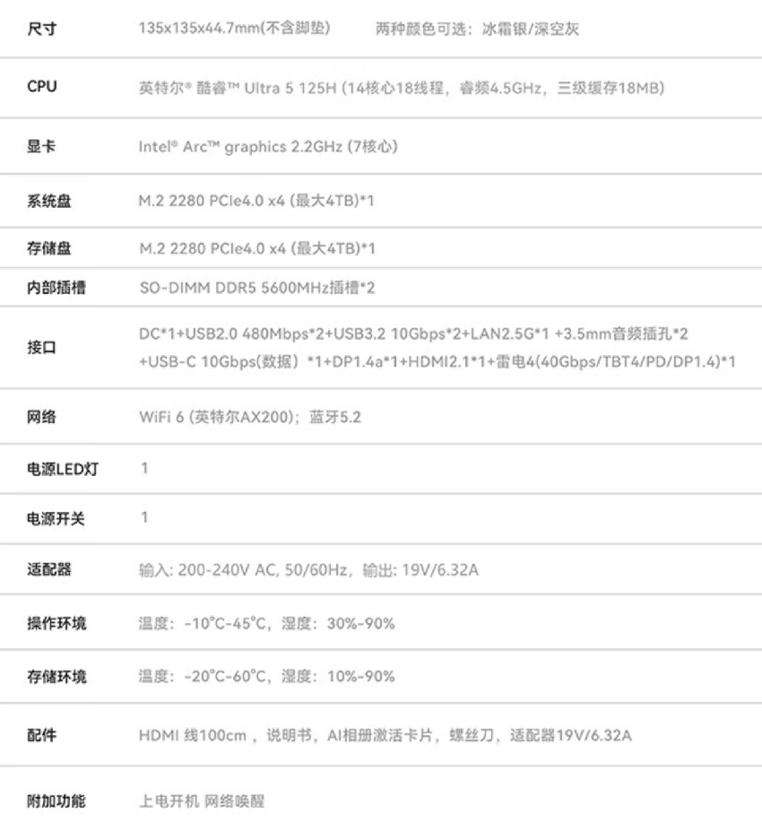 零刻sei14迷你主机开启180元定金预售