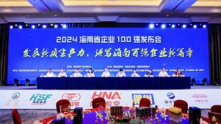 2024海南省企业100强榜单发布 18家年纳税超5亿元