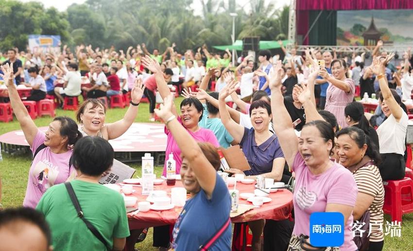 组图丨千人村宴！海南“村VA”东阁站解锁新玩法