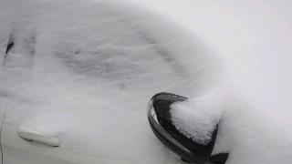 济南这场雪好大！汽车车窗都被盖住了