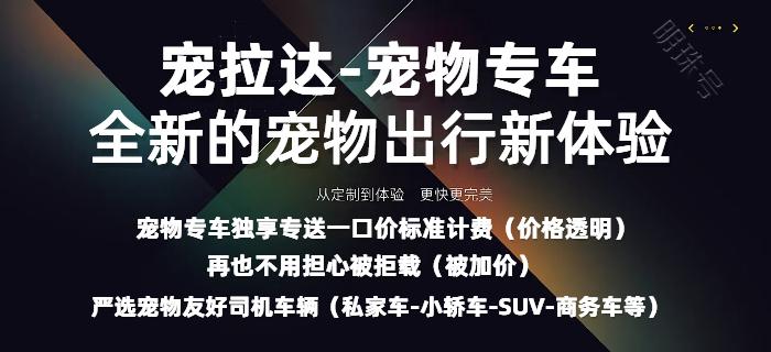 宠拉达集宠物专车宠物团购服务于一体创新平台，定义宠物服务标准