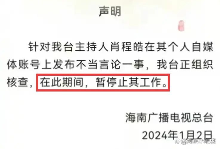 程皓言论风波后，海南卫视竟这样处理！网友：意想不到！