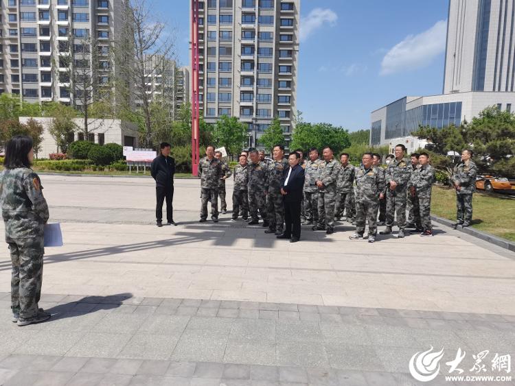 泰安市国动办到济宁市嘉祥县考察学习人防基本指挥所建设情况