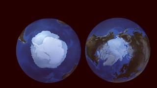 同样是地球的极地，为什么南极比北极冷得多？