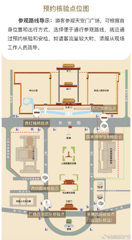 天安门广场实行实名制预约参观