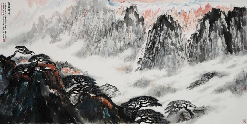 “小暑雅集·现代金陵山水画名家崔见精品展”在大贺艺术空间隆重