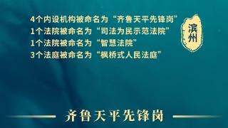 滨州法院这9个法院、法庭、内设机构获得表彰命名！