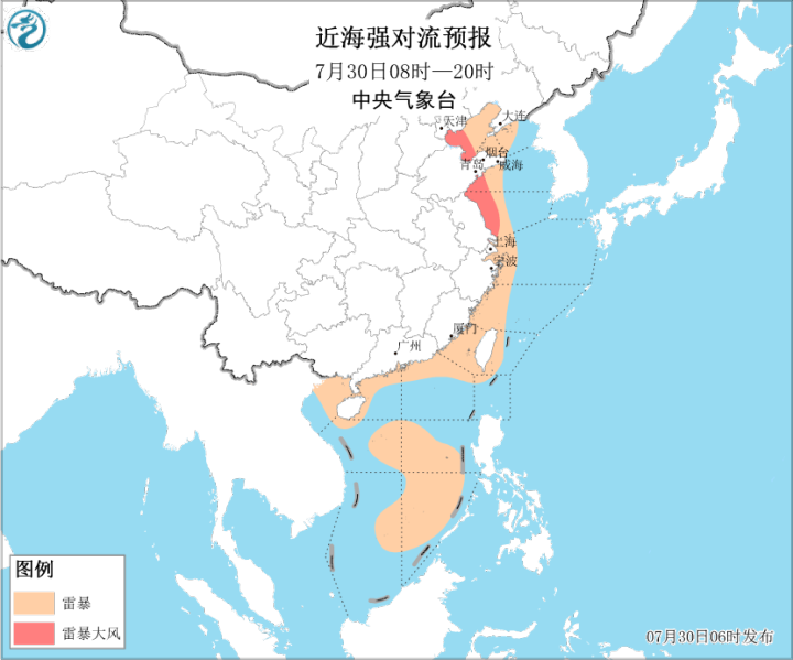 台风“卡努”今晨加强为强热带风暴级，明后天逐渐向浙江靠近，强度逐渐增强，最大强度可达强台风级