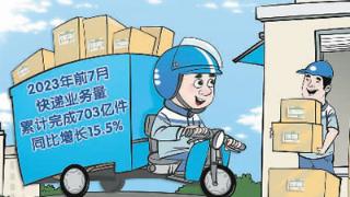 中国快递发货量在全球居首（海外声音）