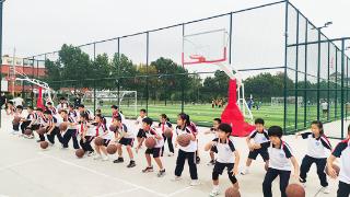 宁阳县实验小学合理利用学校周边全民健身广场 助力学生身体素质提升