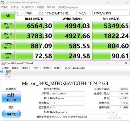 旗舰游戏本同款固态硬盘，性能相当可靠