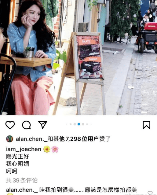 陈乔恩与老公牵手逛街，长发如瀑身材好，享受二人世界不急于生子