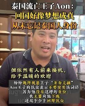 泰国王室继承权有变？海外流亡2个王子回国赚人气，发言话里有话