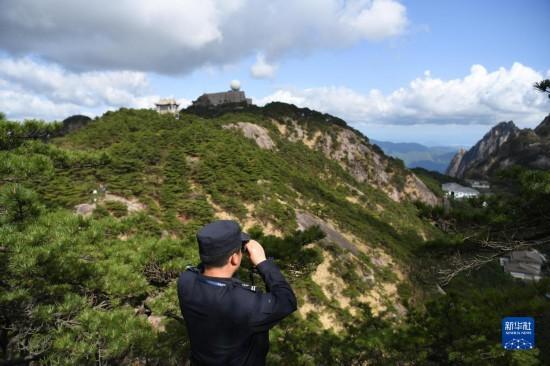 “俯仰”之间守护美丽黄山