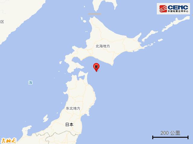 深夜突发！日本北海道地区发生5.4级地震