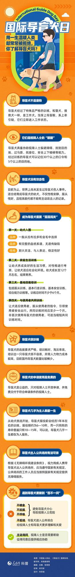 国际导盲犬日丨用一生温暖人类却常常被拒绝，你了解导盲犬吗?