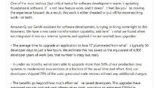 亚马逊生成式ai开发助手amazonq集成到内部系统