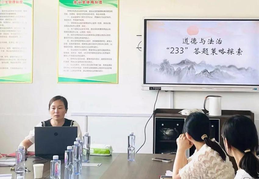 复习研讨 协同发展 ——临沂行知实验学校与罗庄区褚墩镇三岭小学期末复习研讨会