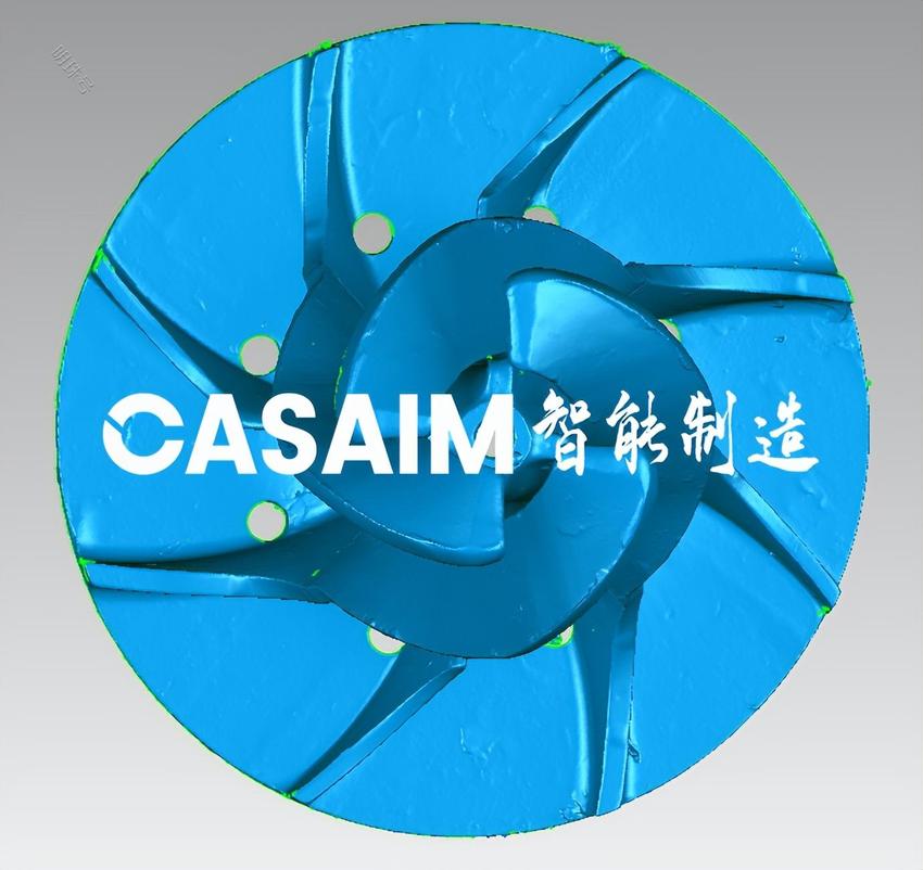 大型泵类设备3D扫描曲面尺寸测量逆向建模外观设计CASAIM