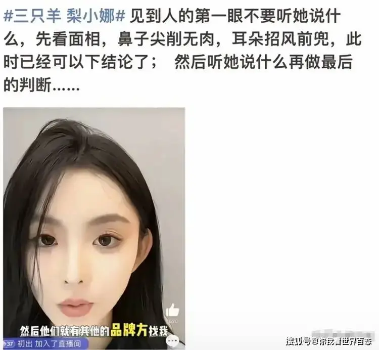 为三只羊背锅？女主播梨小娜彻底翻脸：不给解约还要背锅！