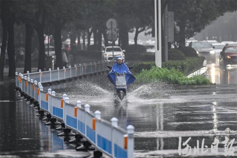 石家庄：应对强降雨在行动