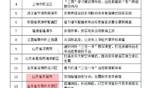 东营市6篇案例分别荣获全国老年远程教育优秀案例奖和特色案例奖