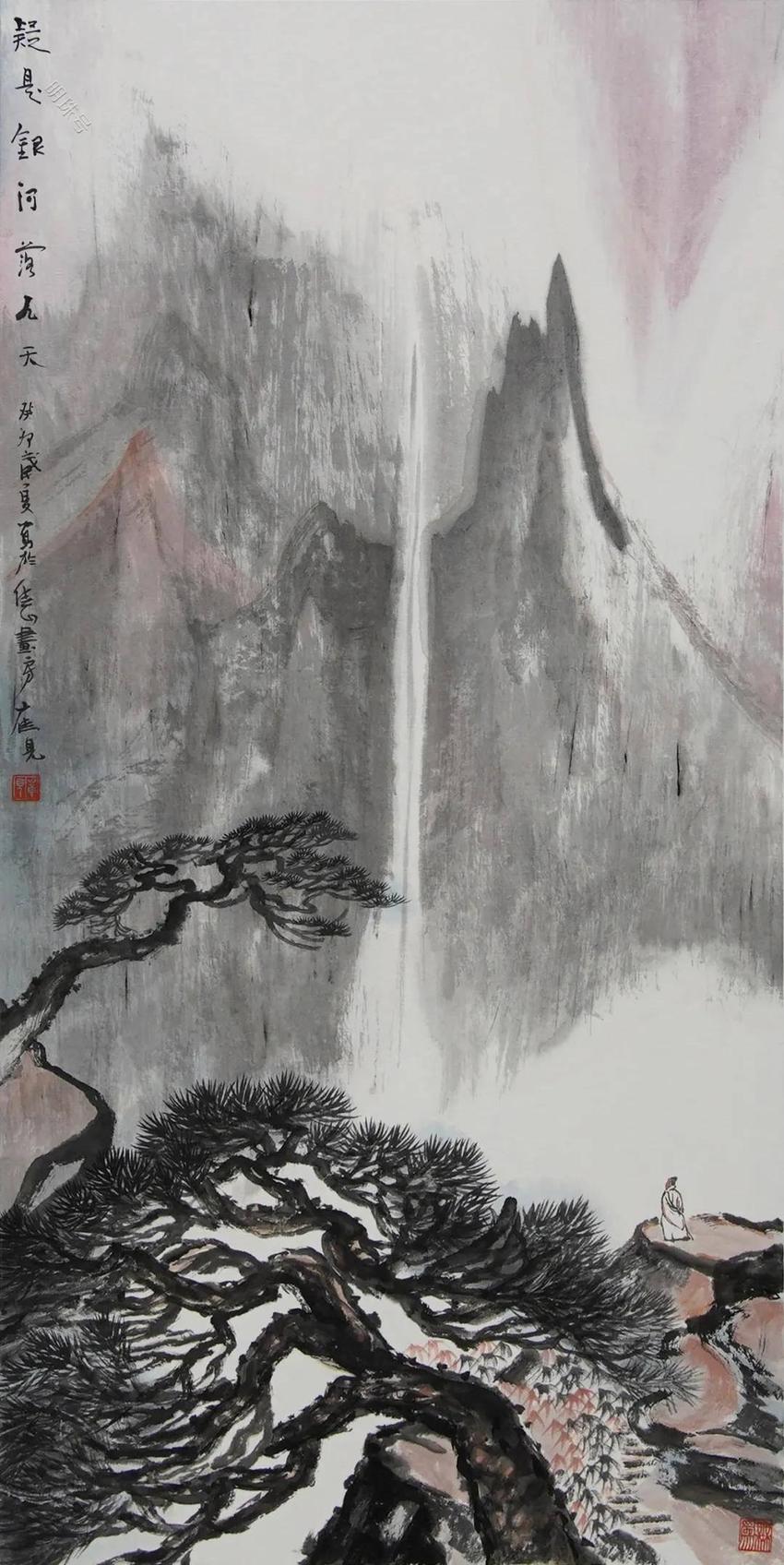 “小暑雅集·现代金陵山水画名家崔见精品展”在大贺艺术空间隆重