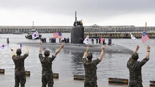 美核潜艇“安纳波利斯”号访问韩国，距上艘核潜艇驶离仅3天