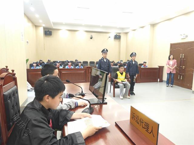 小学“少年警队”走进法庭，开展法治安全教育活动