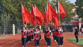临沂第六中学启阳校区举行首届秋季运动会
