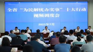 江西省民政厅召开全省“为民解忧办实事”十大行动视频调度会