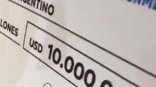 阿根廷众将疯狂庆祝南美足联1000万美元奖金