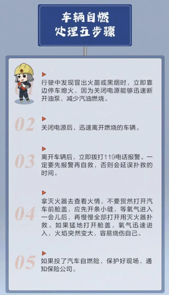 惊险！高速上货车轮胎起火狂冒烟，直至交警喊停司机才……