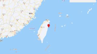 台湾花莲县海域生5.3级地震，震源深度27千米