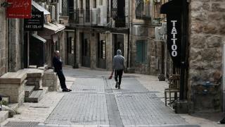 耶路撒冷：空荡的街头
