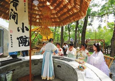 荒地变花田 激活乡村振兴“一池春水”（图）