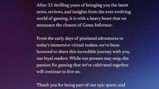 纸质游戏杂志落幕：33年传奇刊物《Game Informer》宣布停刊！