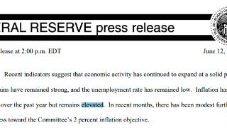 降息终极预告？美联储喊了近三年的高通胀“修饰词” 下周可能要变