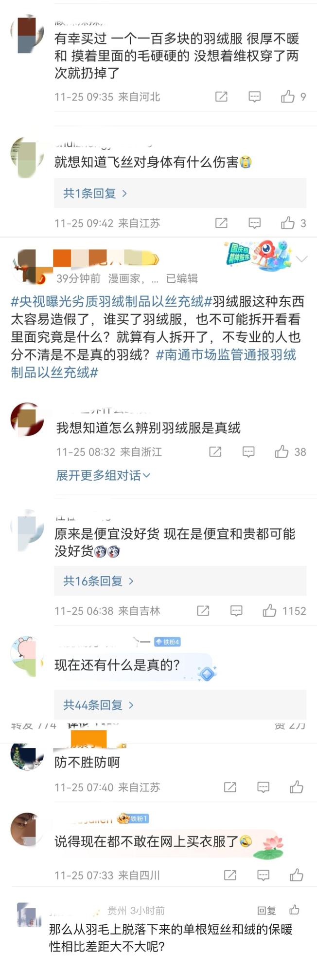 夜问丨羽绒服里没有“真羽绒”！假冒的“飞丝”到底是个啥？